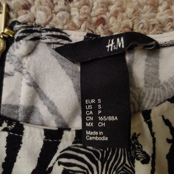 H and M zebra dress - Picture 2 of 6
